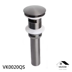 Vezom VK0020QS 槍灰色面盆去水(有滿水孔)