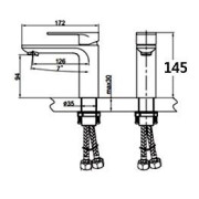 Bellini LC-51001 DH 黑色面盆龍頭