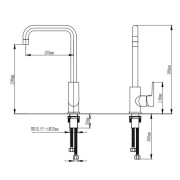 Bellini LC-81101 CH 廚房龍頭 (叻)