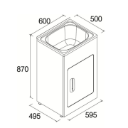 VEZOM HY236B 不銹鋼鋅盆櫃