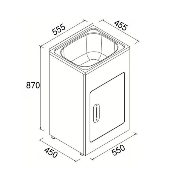 VEZOM HY235B 不銹鋼鋅盆櫃