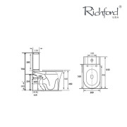 Richford R696 自由咀座廁 (360超旋)