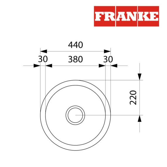 FRANKE Lugano GAX 610 不銹鋼鋅盆